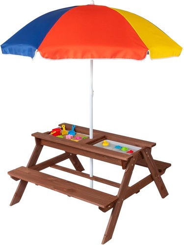 Kids picnic play - table, sand