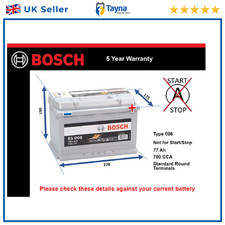Car Battery S5008 Bosch 096