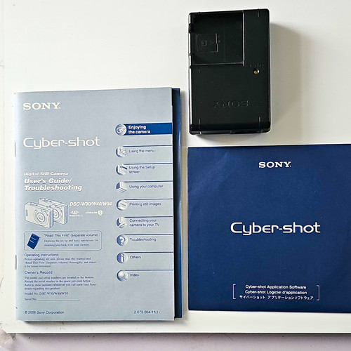 Sony cyber shot - cyber-shot, manuals