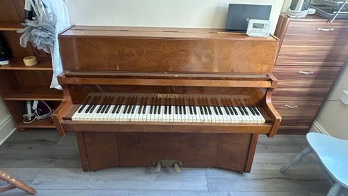 Vintage upright piano with - upright,
