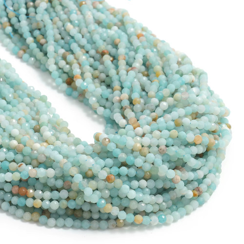 4mm faceted tiny beads - 3,