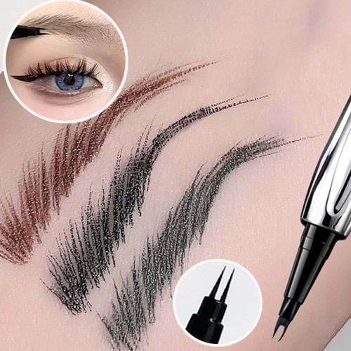 Waterproof silver eyebrow pen - eyebrow,