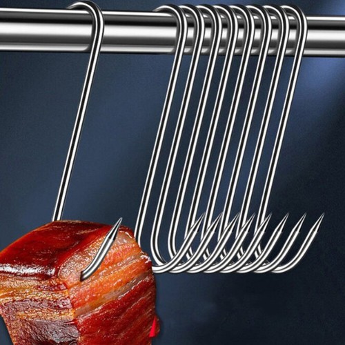 20pcs stainless steel hooks - stainless, s
