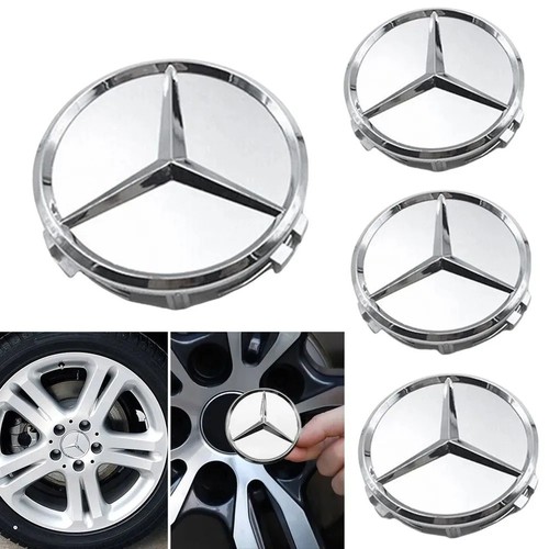75mm wheel center hub caps - 4x,