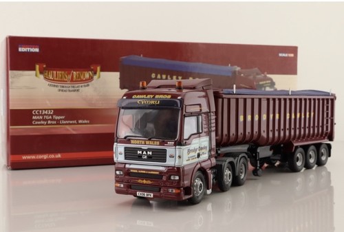Corgi cc13432 man tga tipper - corgi,