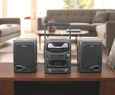 Retro Sanyo Ghetto Blaster -