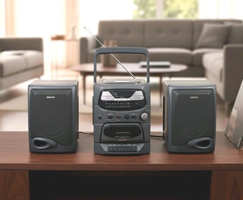 Retro sanyo ghetto blaster - retro,