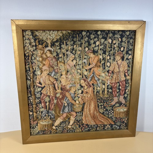 Framed tapestry 22 - framed, 22”