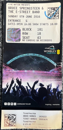Bruce springsteen wembley - bruce,