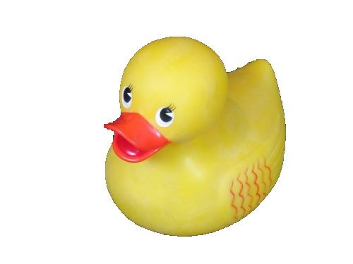 Large rubber duck hot - hot, bath