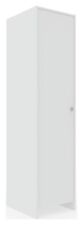 Home Seville 1 Door Wardrobe - White | White Bedroom Storage Single Door Unit