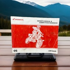 HONDA OWNERS MANUAL COMPETITION HANDBOOK CRF250R 2005