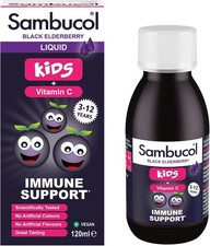 Sambucol Natural Black Elderberry Kids Liquid | Vitamin C | Immune Support... 