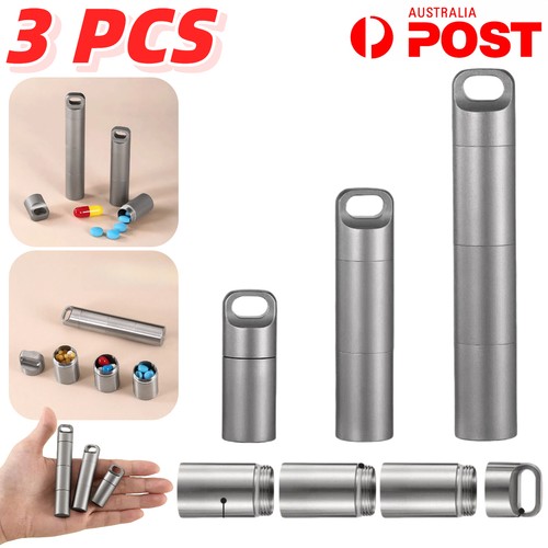 Stainless steel pill box - pill,