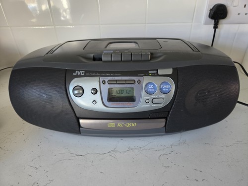 Jvc qs10 boombox player - jvc, rc-qs10