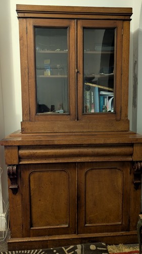 Victorian mahogany chiffonier - mahogany,