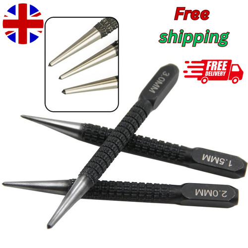 Steel centre punch set - 3, pc