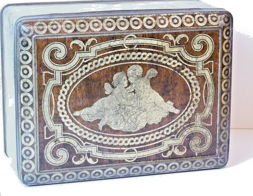 Rare antique figural casket - figural,