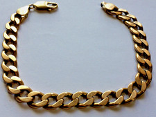 9CT GOLD FLAT LINK CURB