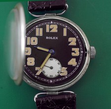 ROLEX Trench Military Sterling
