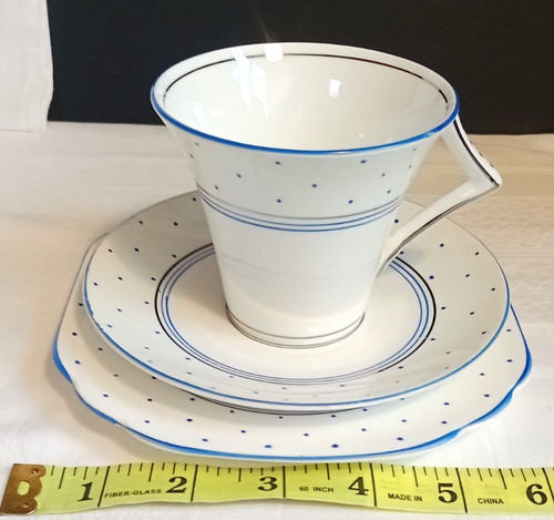 Art deco cup - saucer, teaplate