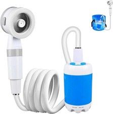 Portable Camping Shower 4000mAh Electric Shower Pump for Hiking Bathing Upgrade