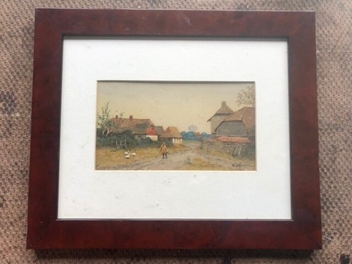 Antique watercolour english - antique, watercolour.,english