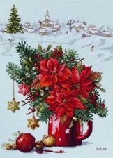 Merejka Happy Holidays Counted Cross Stitch Kit