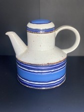 VTG Midwinter * Stonehenge "Moon" 8" Coffee Pot w/Lid Good Condition Stoneware