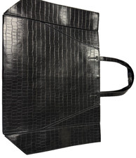 Ted Baker Sophyna Black croc effect shopper bag REF XBAG327 =