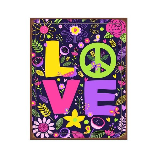 Sixtys hippy love - love, sign