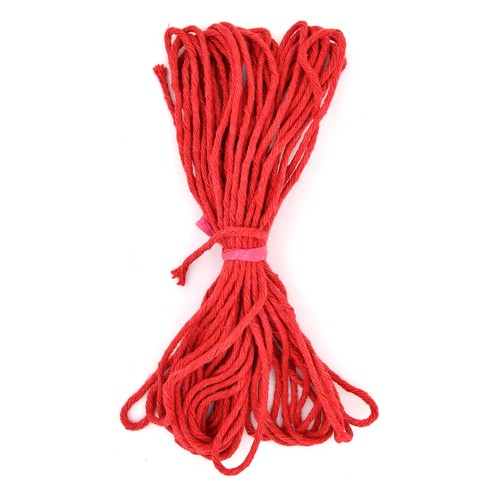 Premium red macrame cord - premium,