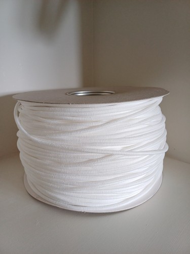 5mm white washable piping cord - 5mm,