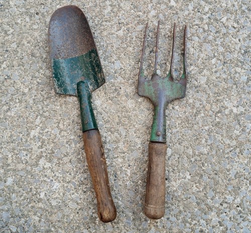 Vintage garden hand - hand, tools