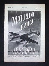 Original 1944 Advert Marconi