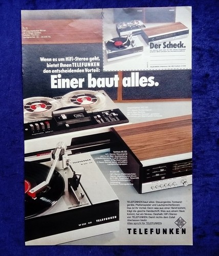Telefunken turntable tape - /,