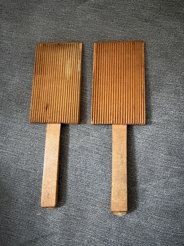 Set primitive carved wood - carved,