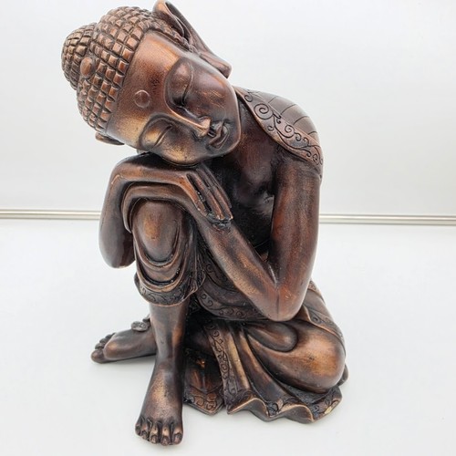 Large resting buddha statue - large,