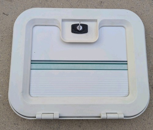 Caravan access door with - access,
