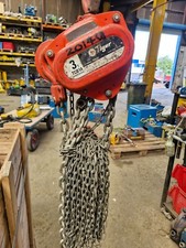 TIGER CHAIN BLOCK AND TACKLE MANUAL HOIST 3000kg, 9m Height Of Lift *Ex Hire*