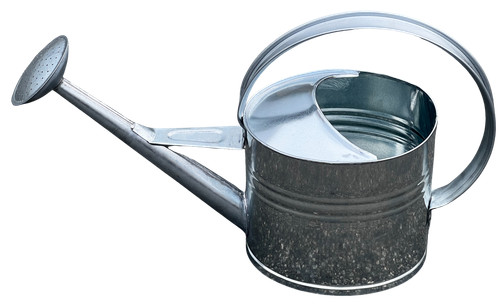 Zinc watering can silver - watering,