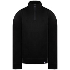 One True Saxon Dexon Long Sleeve Mens Black Sweater SX2E123229BLKSTK