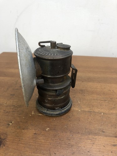 Vintage brass miners - vintage, carbide