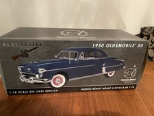 ERTL American Muscle 1950 Oldsmobile 88 Blue 1/18 Scale Diecast Model 33765