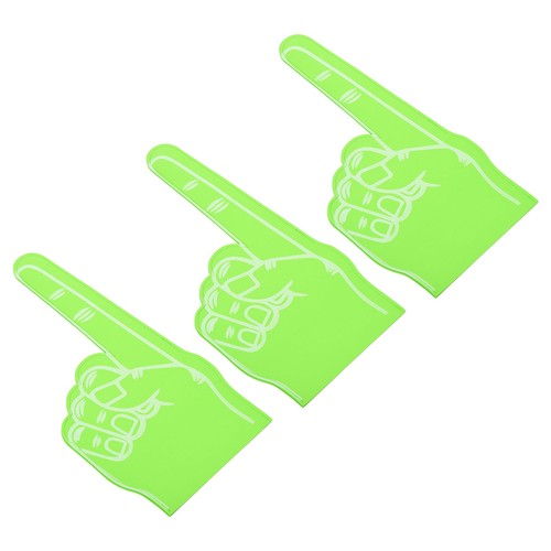 Pack foam finger - finger, inch
