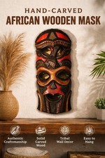 Hand-Carved African Tiki