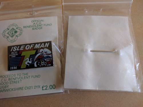 Isle man badge 1996 - isle, tt