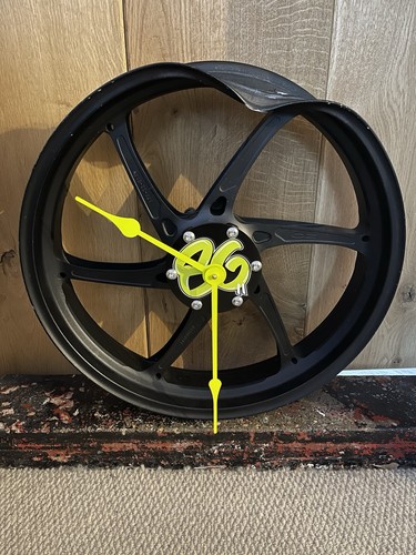 Motorcycle wheel clock - wheel,