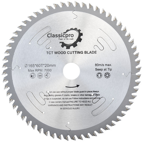 Classicpro 165mm 60t tct saw - classicpro,
