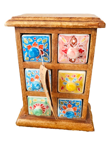 Drawer ceramic indian - ceramic,